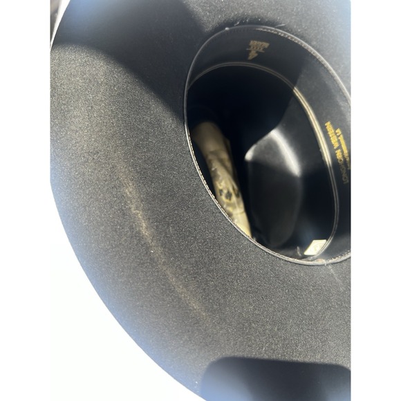 Resistol 4X Beaver Self Conforming Black Cowboy Hat‎ Size 6 7/8 Long Oval - Picture 7 of 11